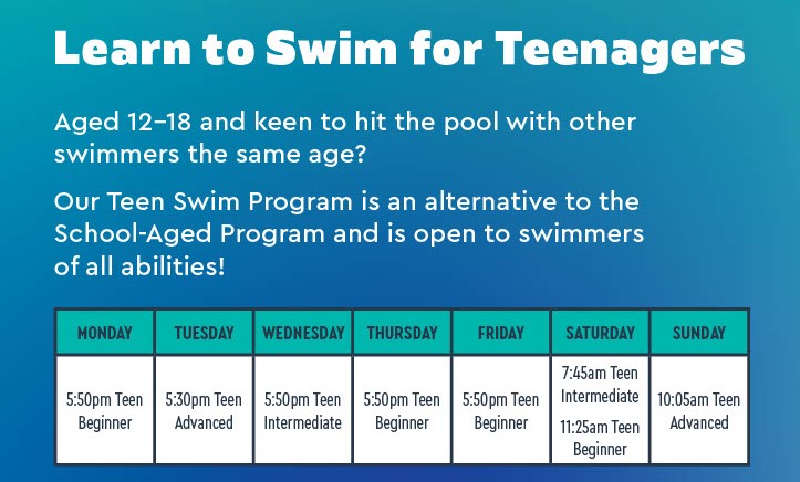 Swim School Teen Program