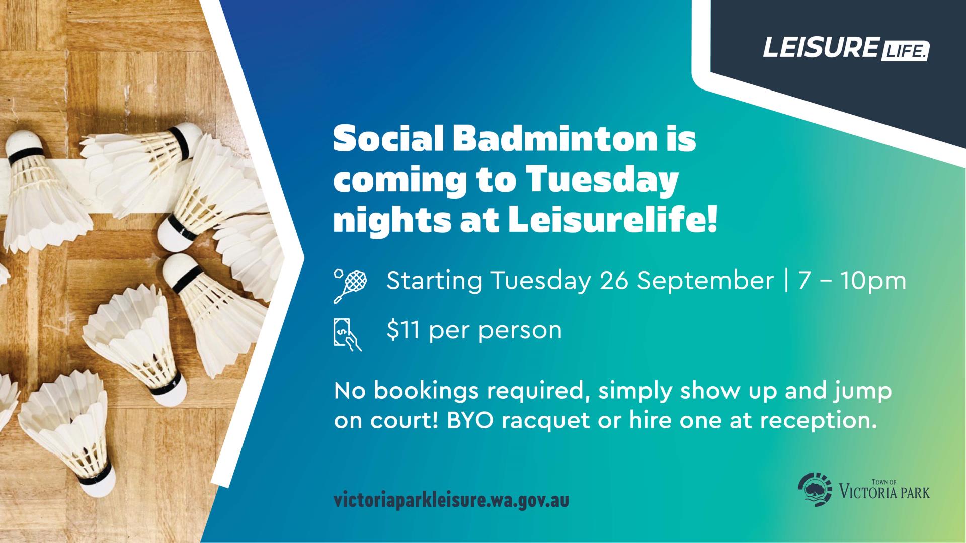 New Social Badminton Session